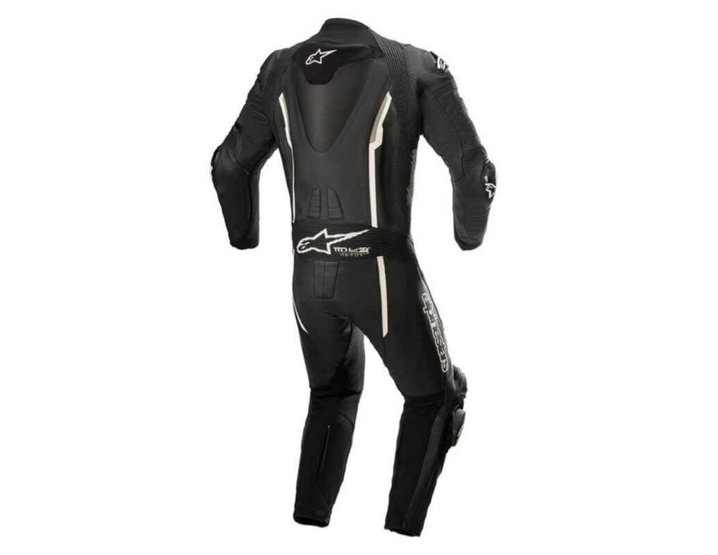 Alpinestars GP Force Missile V2 Leather Suit Black White Lanesplit